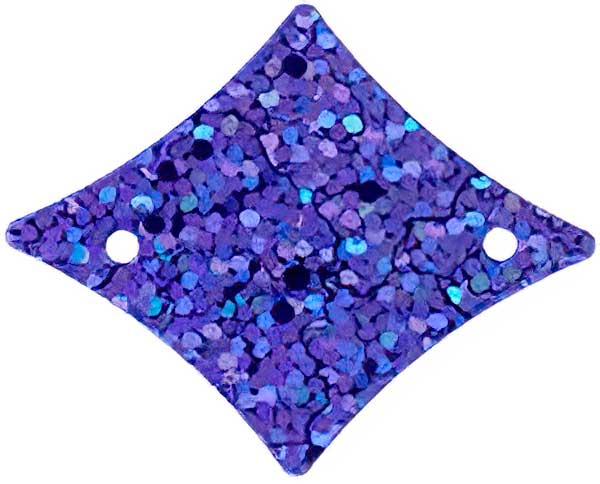 Sequins Diamond - 30mm - Hologram Lilac (Pack)
