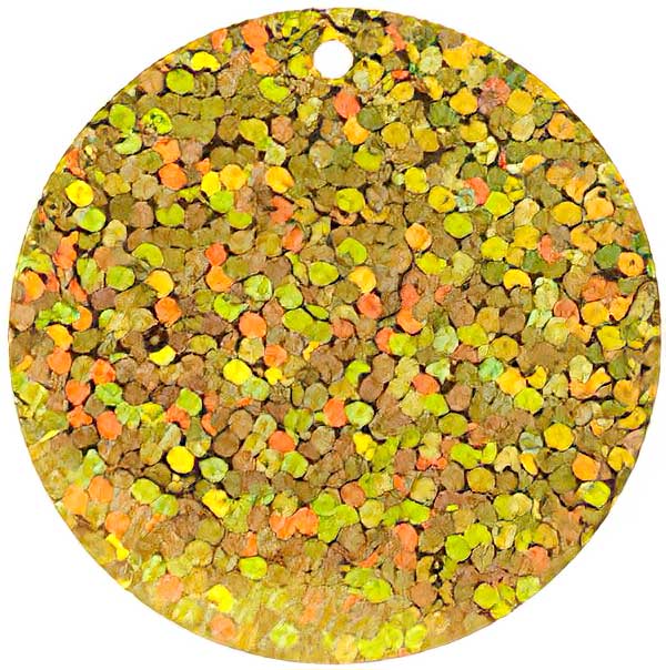Sequins Round Spangle - 30mm - Marigold (Pack)