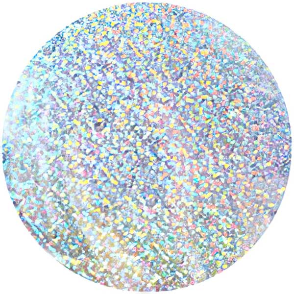 Sequins Round No Hole - 80mm - Hologram Silver (Pack)