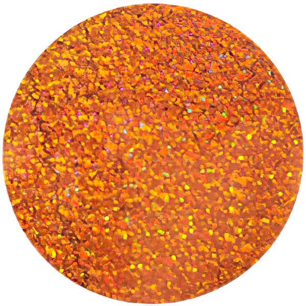 Sequins Round No Hole - 80mm - Hologram Orange (Pack)