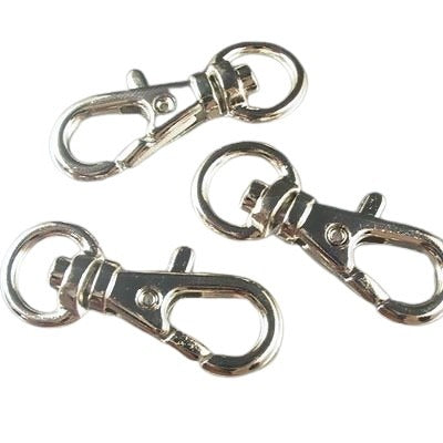 Findings - 1in Swivel Flip Clip - Nickel (10)