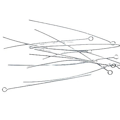 EYEpins - 2in / 22ga - Rhodium Plated (100)