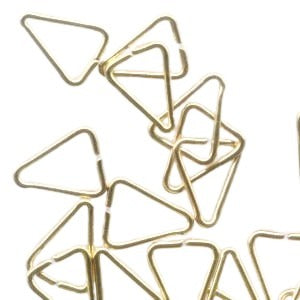 Bail Triangle - 7mm - Gold Plated (100)