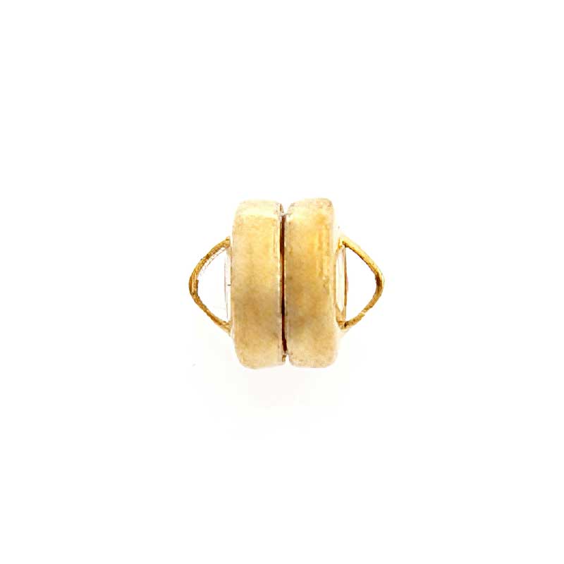 Magnetic Clasp Basic Flat Round - 6mm - Goldplated