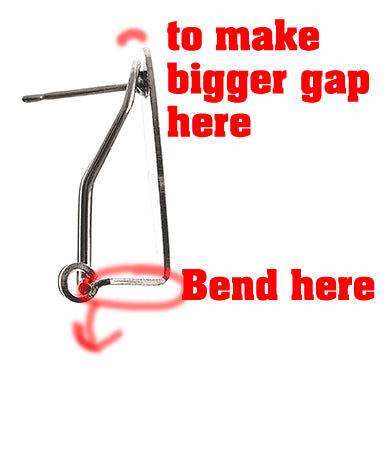 Earring - Fingernail Style - Bright Rhodium (50)