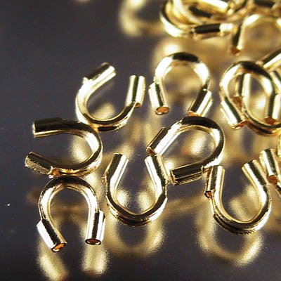 Wire Guardian - for Beading Wire up to .019in - Goldplated (100)