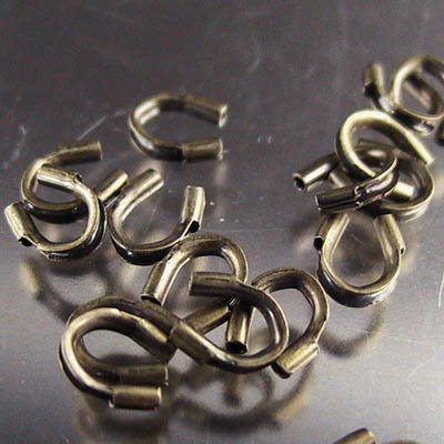 Wire Guardian - for Beading Wire up to .019in - Antiqued Gold (100)