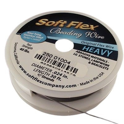 Softflex   .024 (Heavy)/Silver Grey 30ft