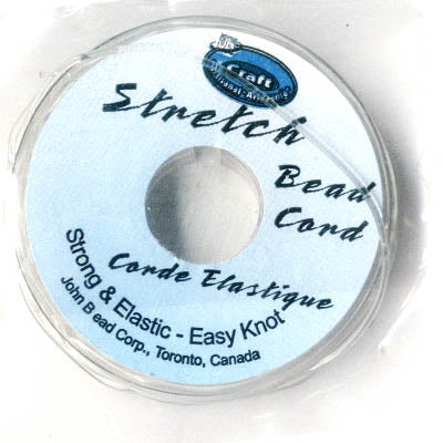 Stringing - 1mm x 5m Stretch Bead Cord - Clear (Spool)