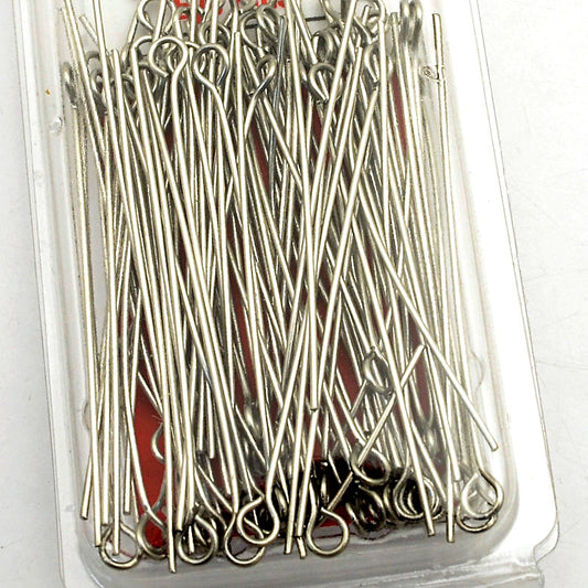 EYEpins - 1.5in / 22ga - Stainless Steel (100)