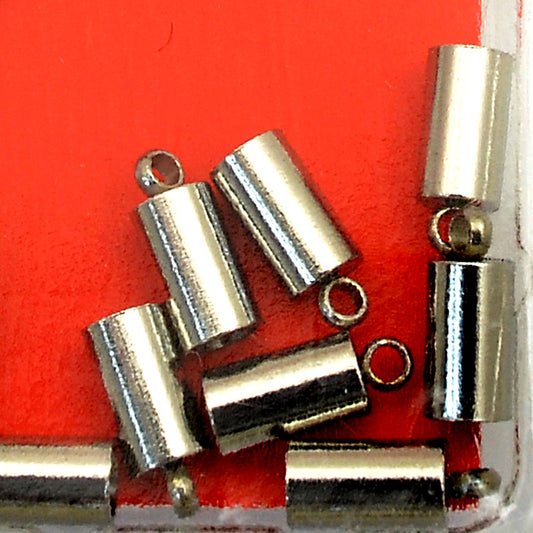 End Cover with Loop - 8x4.5mm Plain Style - Stainless Steel (10)