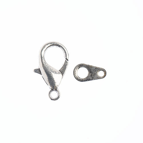 Must-Have Finding - 15mm Lobster Clasp Set - Antique Silver (6pcs)