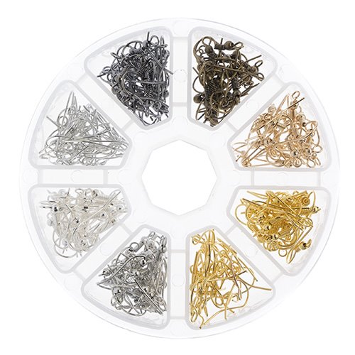 Earring - Earwires - Assorted Colors (Pack)