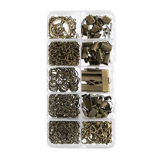 Findings - Mixed Box I - Antiqued Brass (Pack)