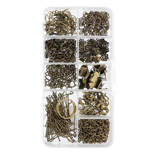 Findings - Mixed Box II - Antiqued Brass (Pack)