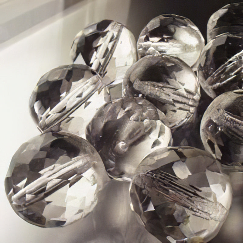 Fire Polish Faceted Round - 16mm - Crystal