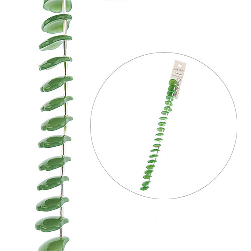 Petals - Opaque Green (7in Strand)