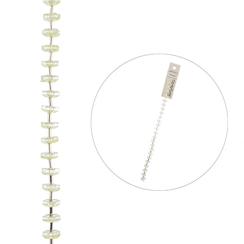 Flower Cap - Opaque Green (7in Strand)