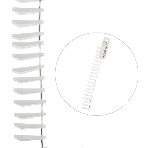 Long Petal - Opaque White (7in Strand)