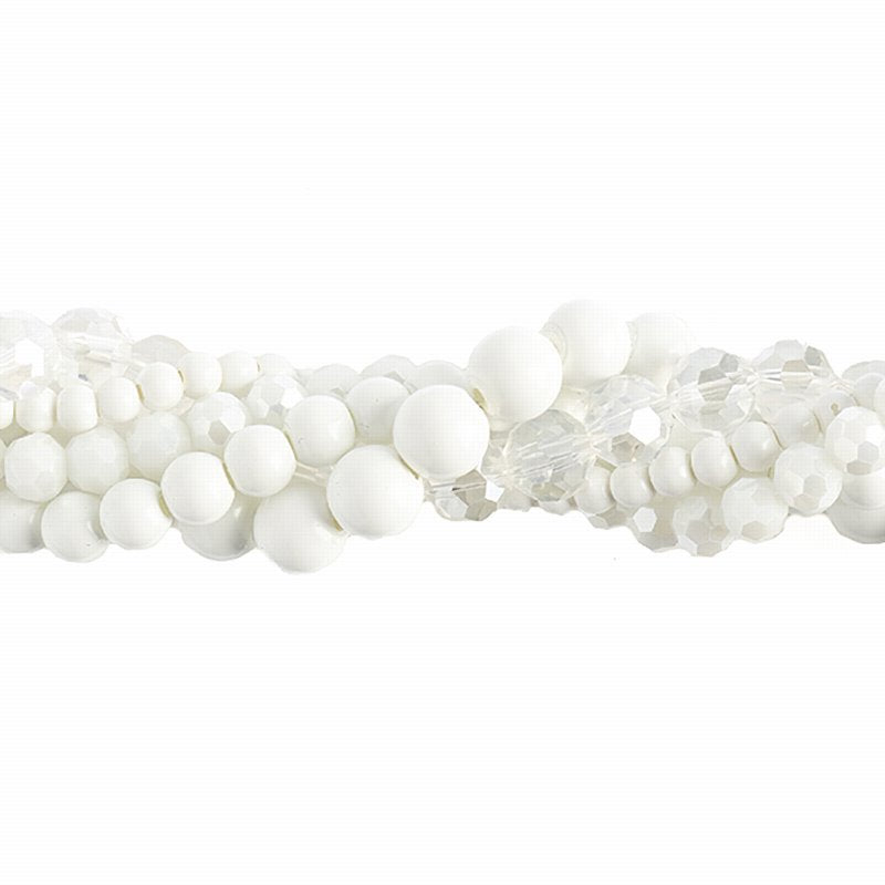 Bead Mix - Crystal Lane Twisted Bead Strands - Iceberg Rose (Pack)