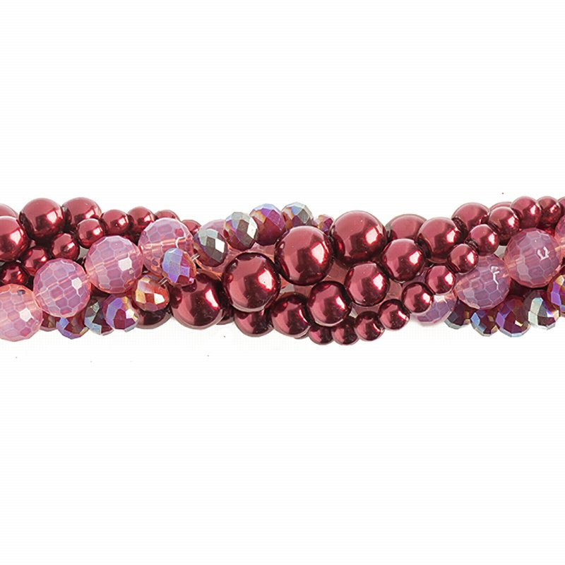 Bead Mix -  Crystal Lane Twisted Bead Strands - Hellebores (Pack)