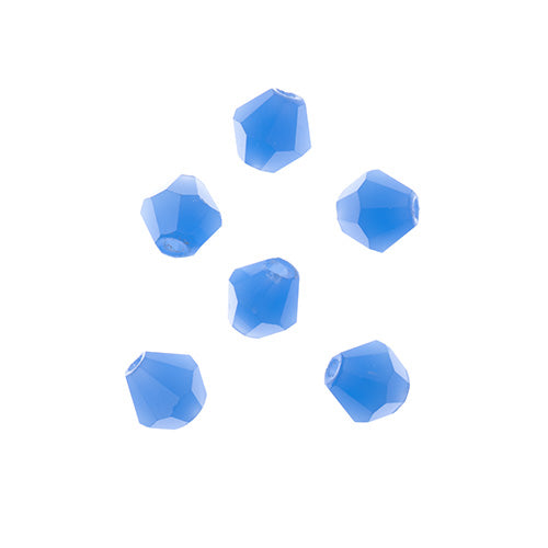 Crystal Lane(tm) - 6mm Bicone - Opaque Dark Periwinkle (strand)