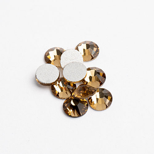 Crystal Lane DIY - ss30 (6.5mm) - Flatback Rhinestones - Light Colorado Topaz (7