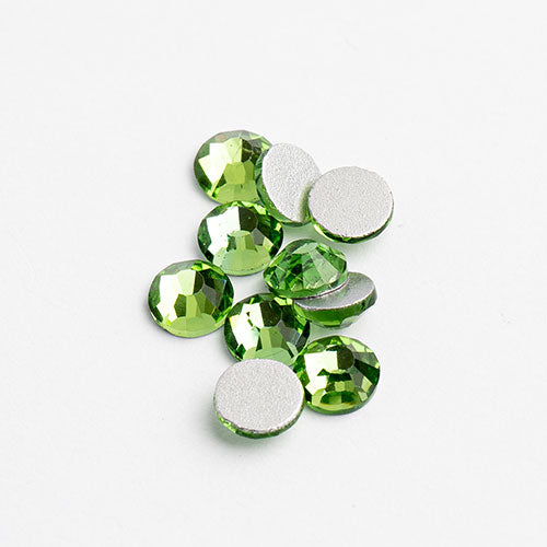 Crystal Lane DIY - ss30 (6.5mm) - Flatback Rhinestones - Peridot (72pcs)