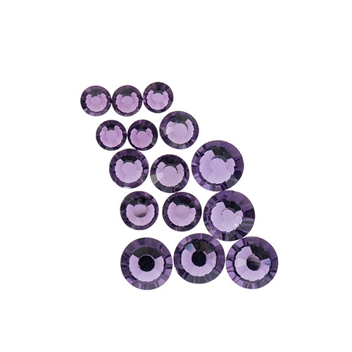 Crystal Lane DIY - ss16/ss20/ss30 - Flatback Rhinestones - Light Violet (Combo P