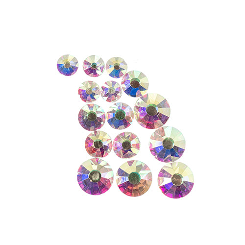 Crystal Lane DIY - ss16/ss20/ss30 - Flatback Rhinestones - Crystal AB (Combo Pac