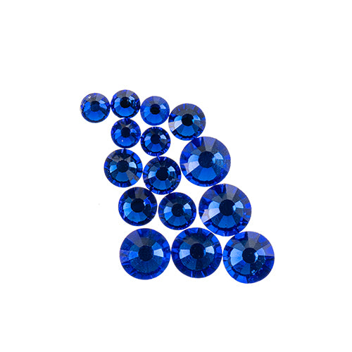 Crystal Lane DIY - ss16/ss20/ss30 - Flatback Rhinestones - Sapphire (Combo Pack