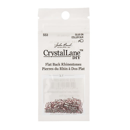 Crystal Lane DIY - ss3 (1.4mm) - Flatback Rhinestones - Light Pink (720pcs)
