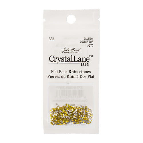 Crystal Lane DIY - ss3 (1.4mm) - Flatback Rhinestones - Citrine (720pcs)