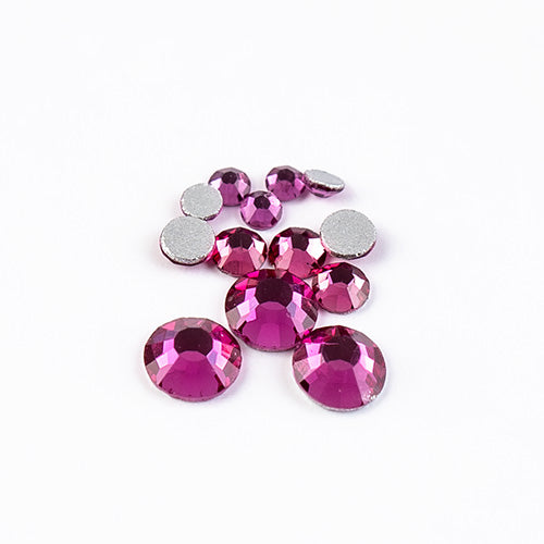 Crystal Lane DIY - ss3/ ss6/ ss12 - Flatback Rhinestones - Fuchsia (Combo Pack 5