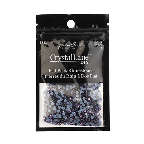 Crystal Lane Hotfix Rhinestones - ss12 (3mm) - Light Violet (1440pcs)