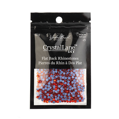 Crystal Lane Hotfix Rhinestones - ss12 (3mm) - Light Siam (1440pcs)