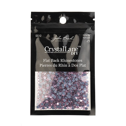 Crystal Lane Hotfix Rhinestones - ss12 (3mm) - Light Pink (1440pcs)