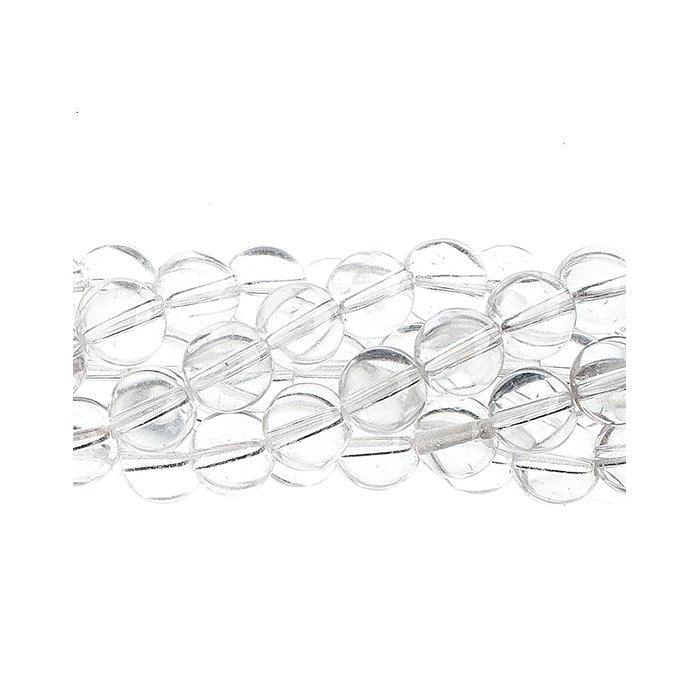 Clear Quartz 8mm Round 16in