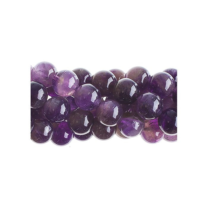 Dark Amethyst 8mm Round 16in