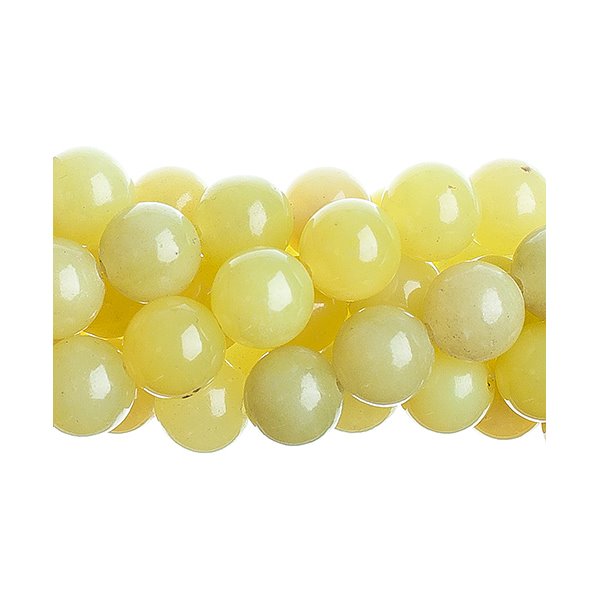Lemon Jade 8mm Round 8in