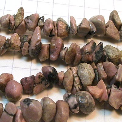 Rhodonite Chips 16in
