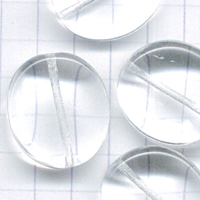 Glass - Large - Wavy Pancake - Crystal