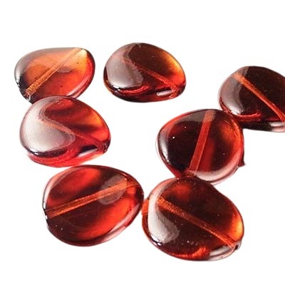 Glass - Medium - Wavy Pancake - Smoked Honey