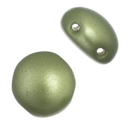 Candy Beads - 8mm - Sage Green Pearl Pastel (Strand 22)