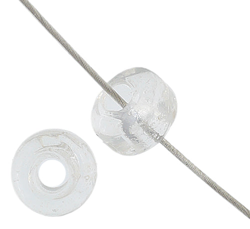 Crow Beads - 6mm - Crystal (Strand Apx 220pcs)