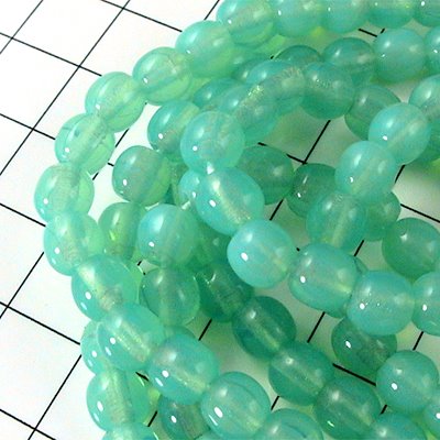 Glass Beads Round - 4mm - Jade Opal (strand)