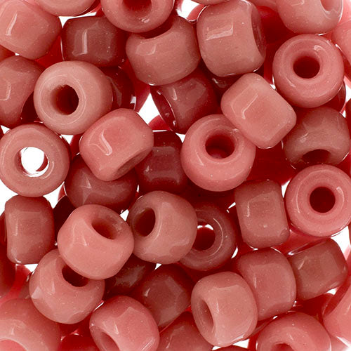 Crow Beads - 9mm - Pink (500pcs)