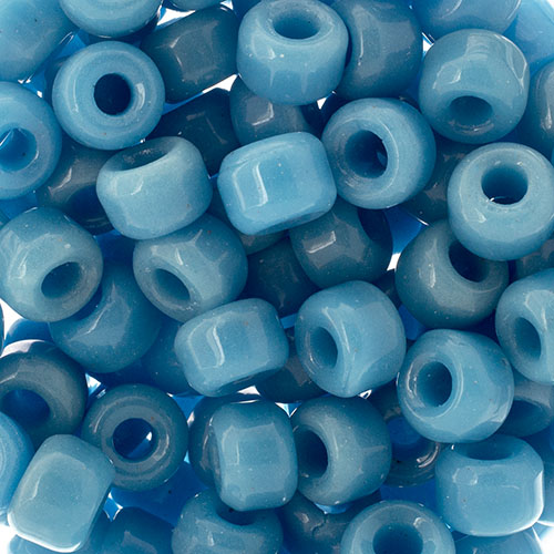 Crow Beads - 9mm - Light Blue (500pcs)
