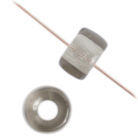 Crow Beads - 9mm - Transparent Light Grey (100pcs)