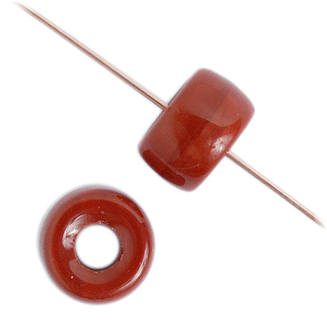 Crow Beads - 9mm - Opaque Light Brown (100pcs)